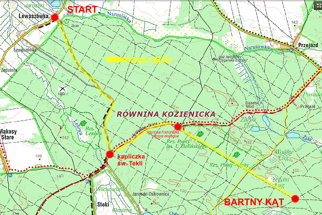 mapa pszczola